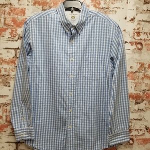Club Room light blue Dress Shirt Gingham print